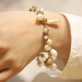 Seafoam Baroque Pearl Bracelet