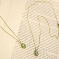 La Verdure Agate Cameo Pendant